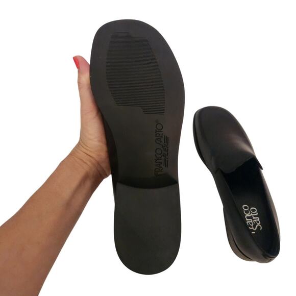 New Franco Sarto Bocca Slip On Loafer Leather Black 7M - Picture 10 of 10